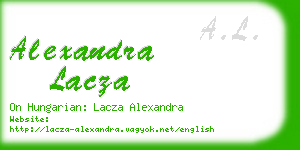 alexandra lacza business card